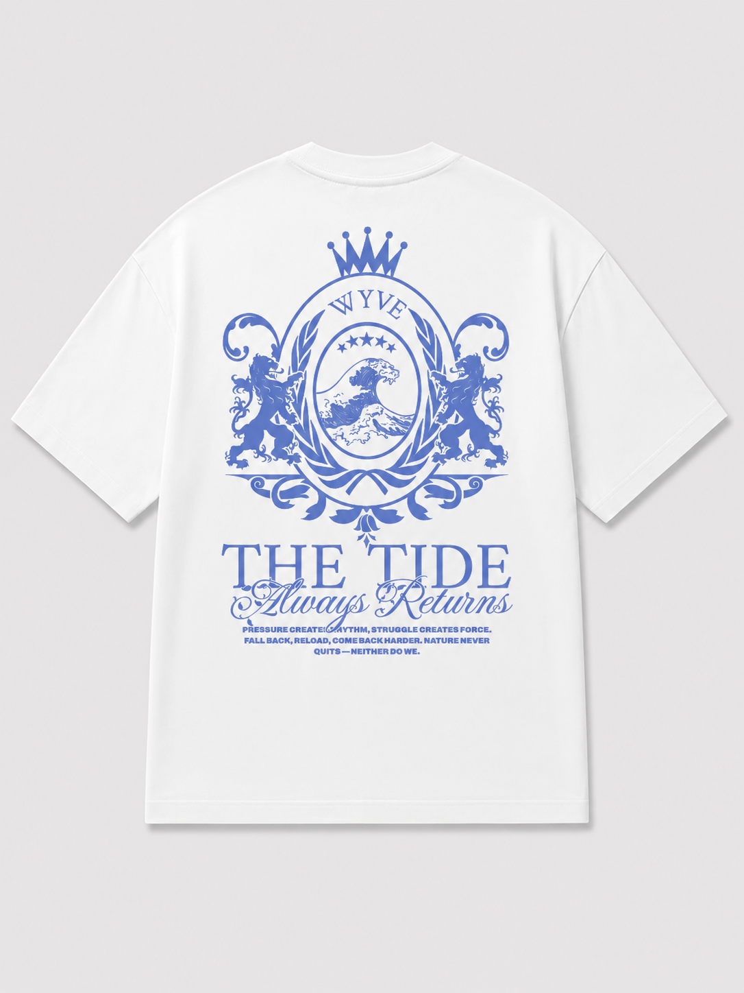 CLASSIC TEE WHITE & BLUE