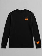 ORANGE LONGSLEEVE BLACK