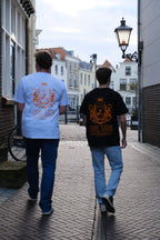 ORANGE SHORTSLEEVE WHITE