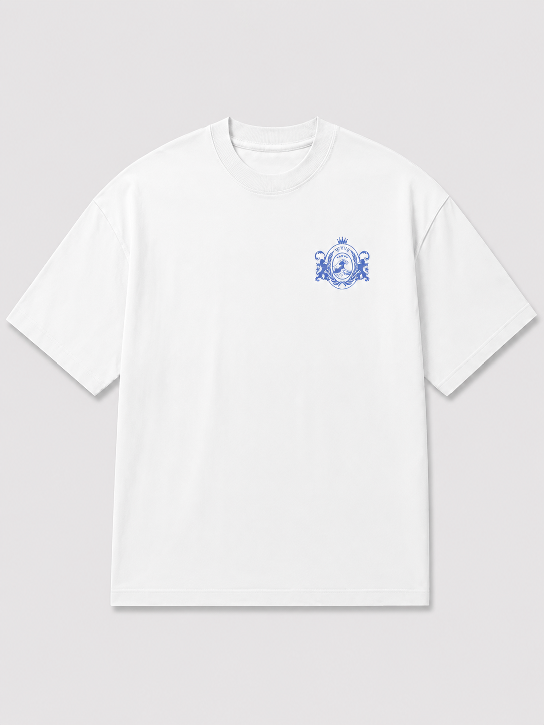 CLASSIC TEE WHITE & BLUE
