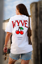 CHERRY TEE WHITE