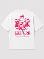 CLASSIC TEE WHITE & PINK